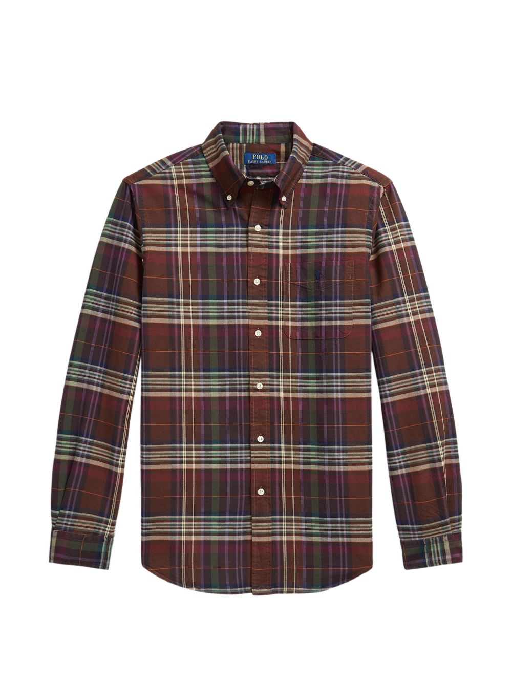 710P00629502BROWN GREEN MULTI POLO RALPH LAUREN