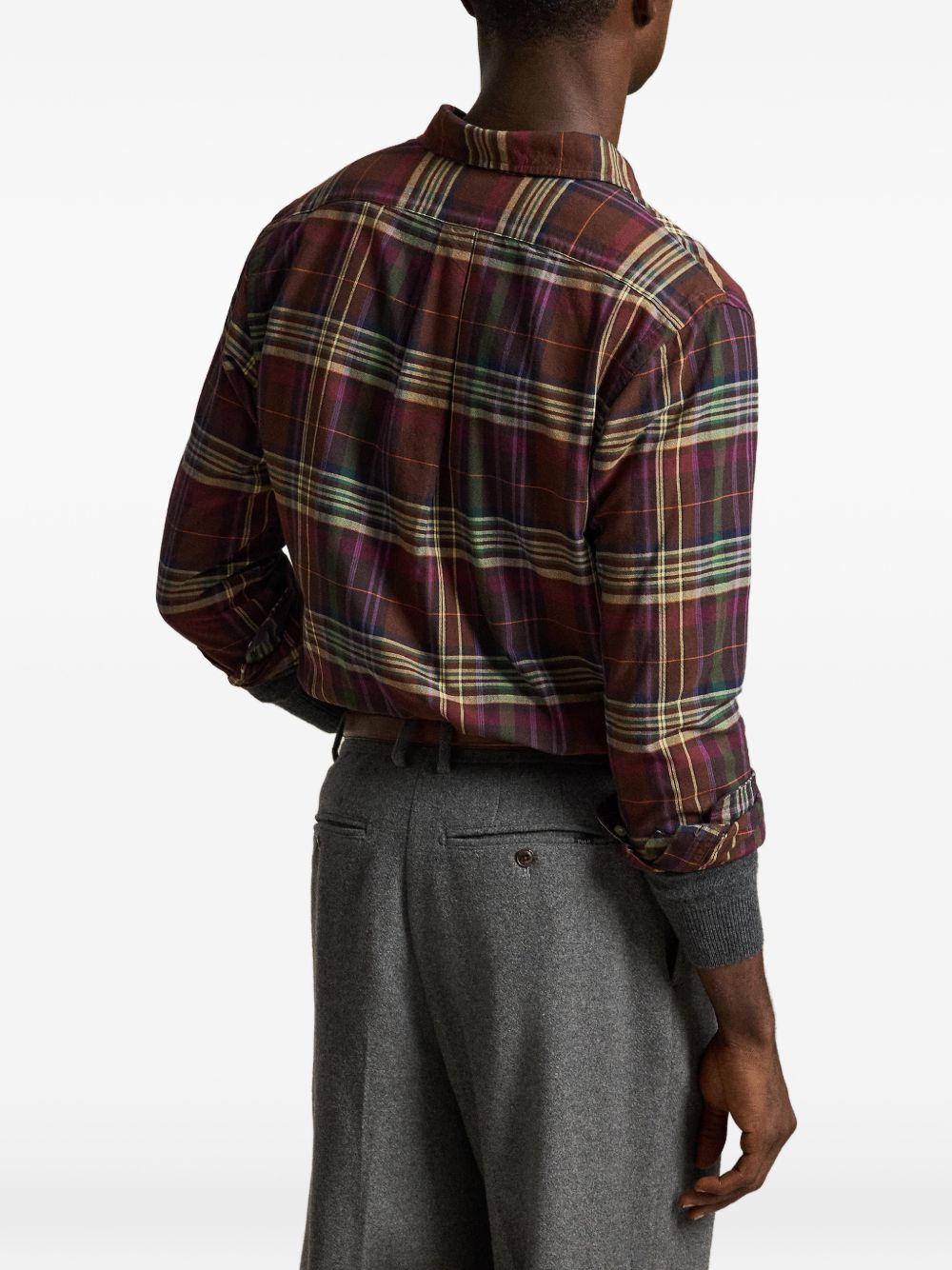 710P00629502BROWN GREEN MULTI POLO RALPH LAUREN