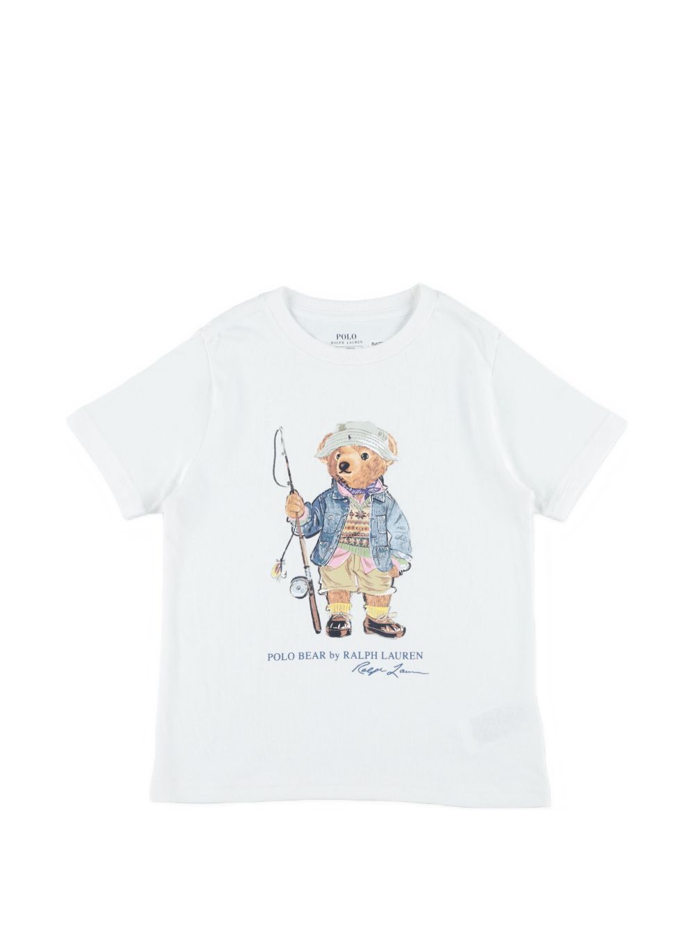 323B18890002WHITE POLO RALPH LAUREN KIDS