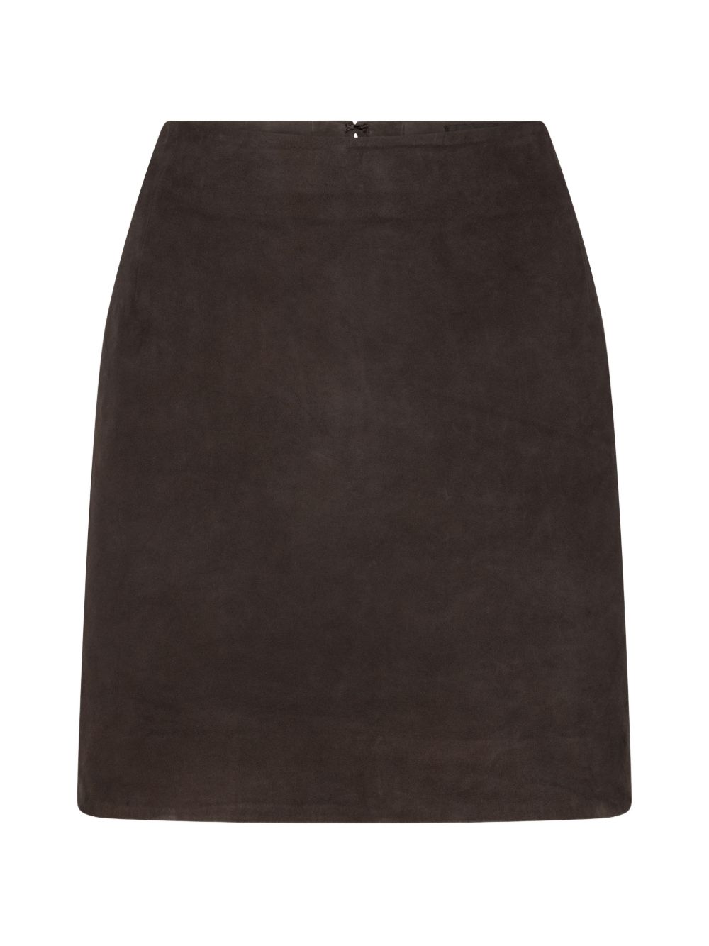 Minigonna in pelle scamosciata 