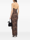 Load image into Gallery viewer, Abito lungo in pizzo con scollo all'americana 
