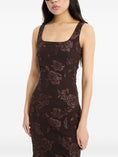 Load image into Gallery viewer, Abito midi smanicato con motivo jacquard 
