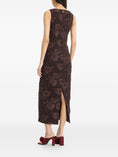 Load image into Gallery viewer, Abito midi smanicato con motivo jacquard 
