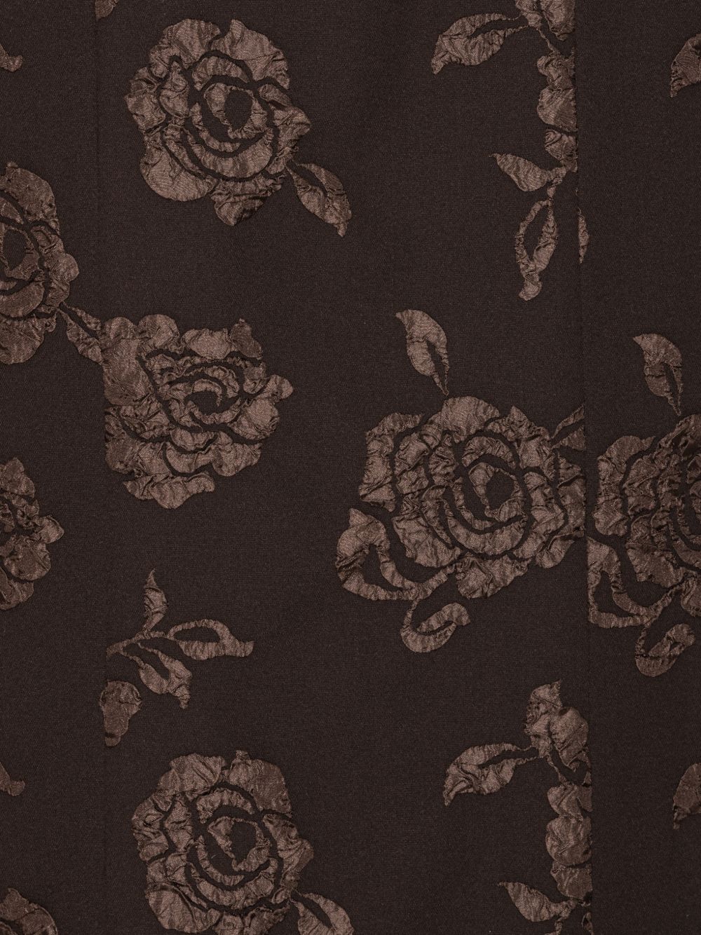 Abito midi smanicato con motivo jacquard 