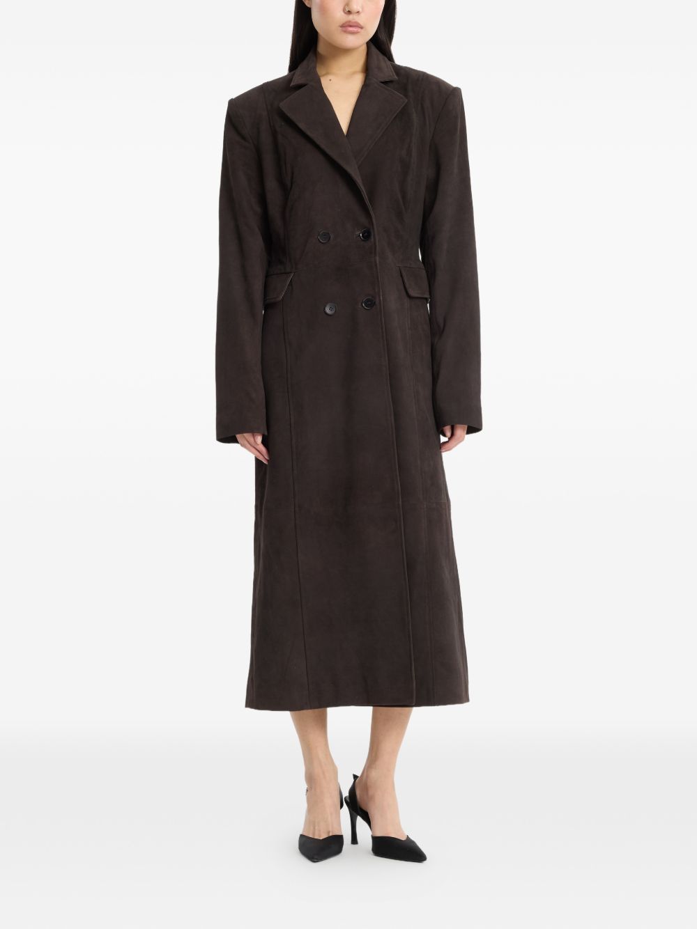 Cappotto lungo doppiopetto 
