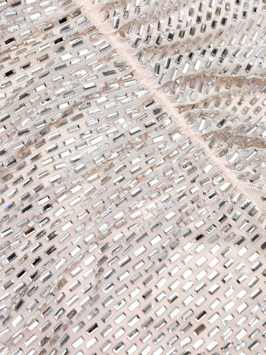 Abito corto con strass 