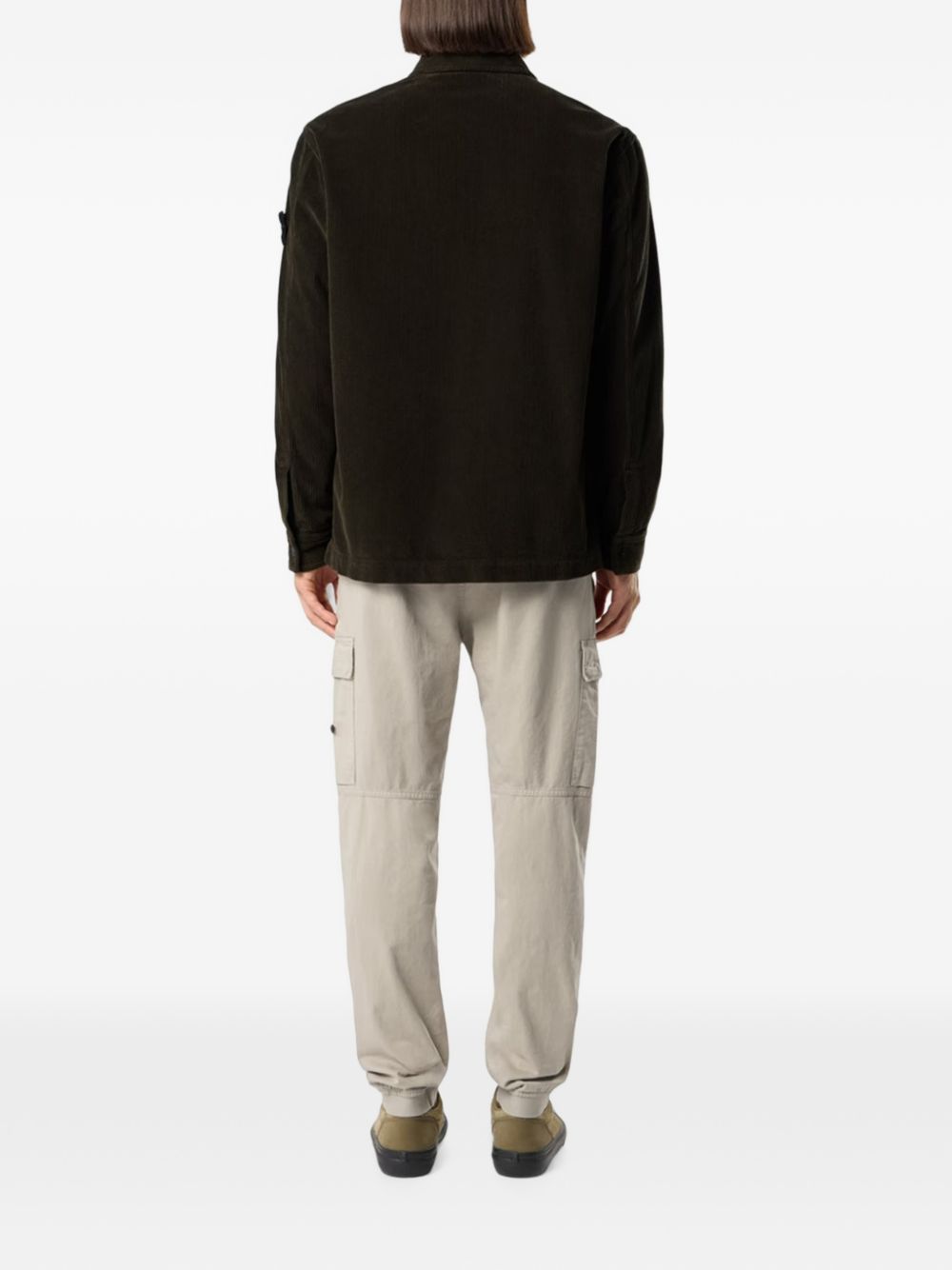 Giacca-camicia a coste 