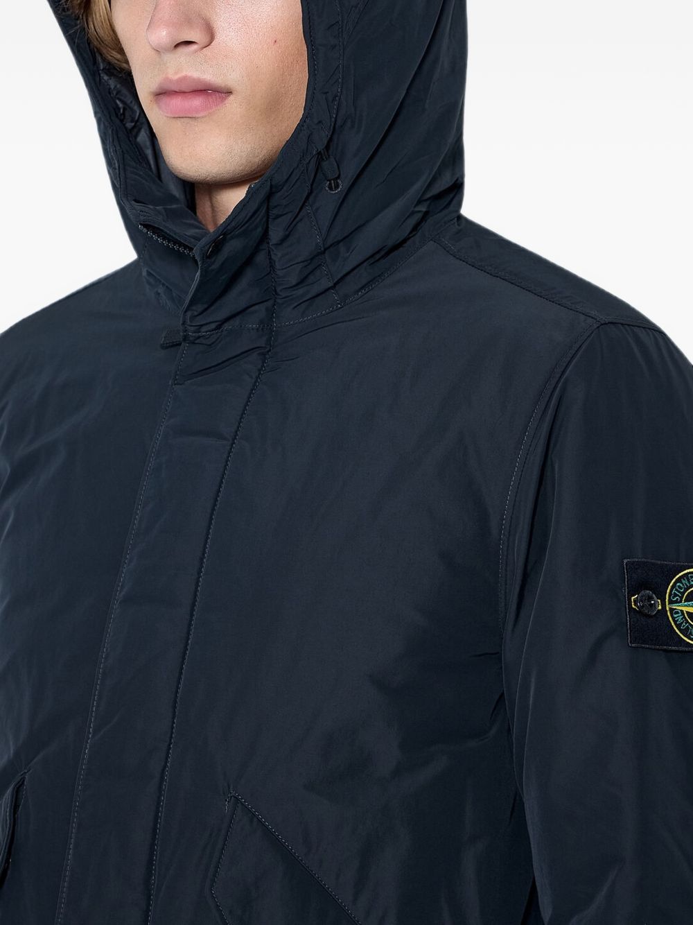 Giacca Micro Reps con cappuccio 