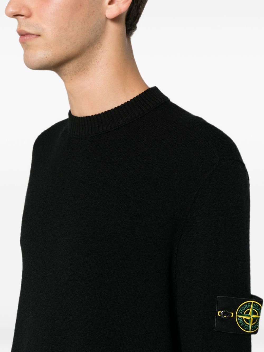 Maglione con applicazione 