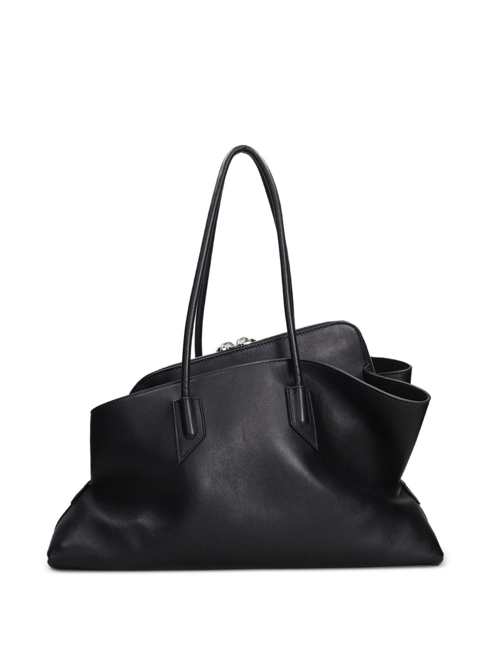 ''La Passeggiata Medium'' black top handle 