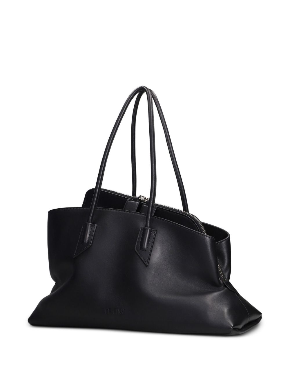 ''La Passeggiata Medium'' black top handle 