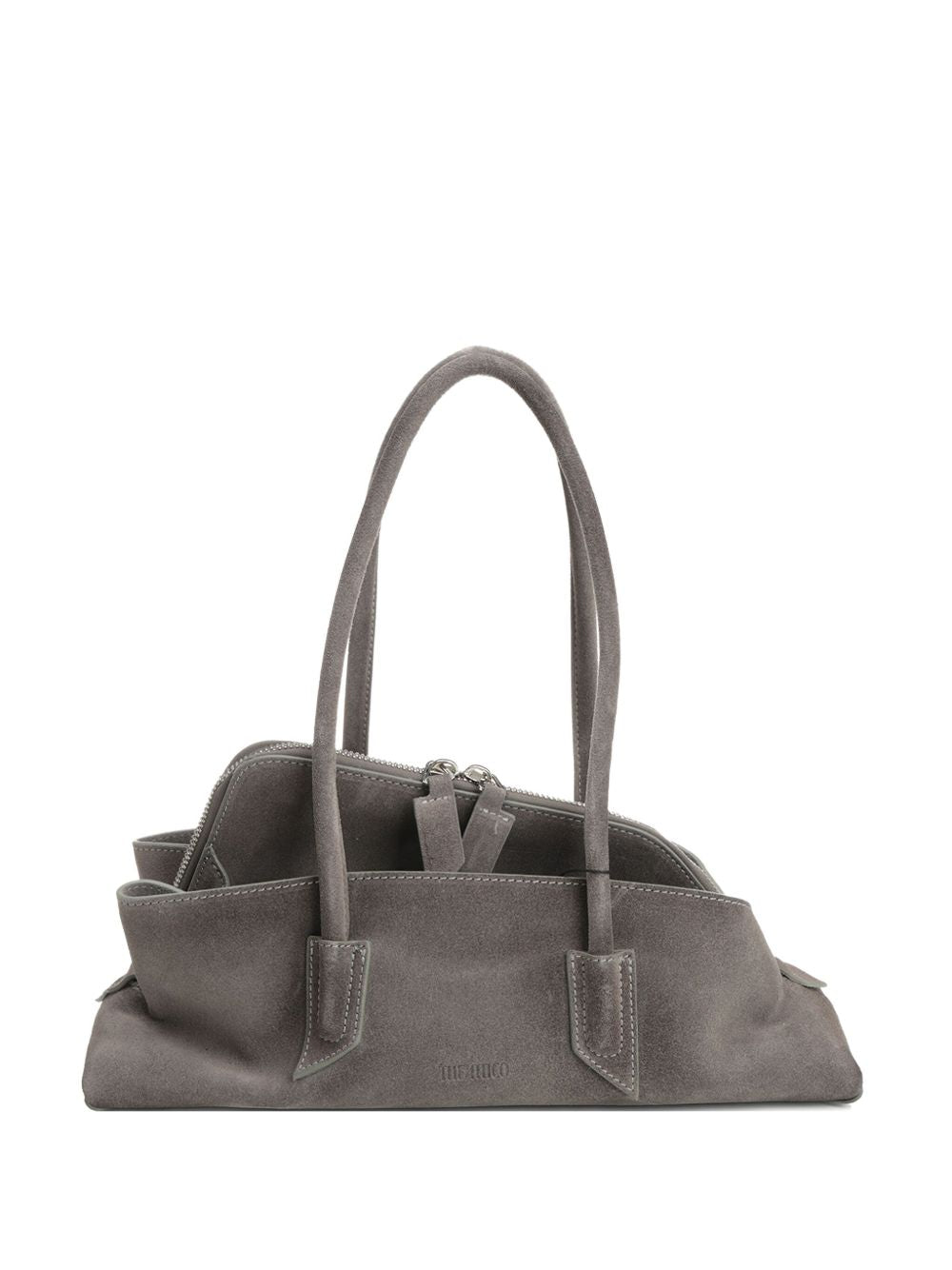 'La Passeggiata Small'' grey top handle 