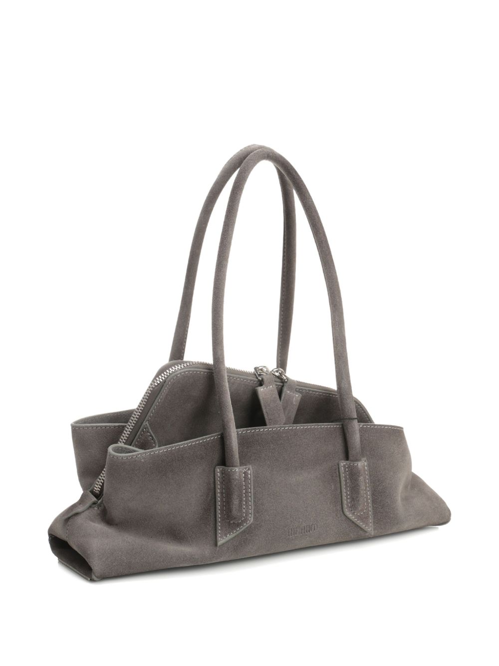 'La Passeggiata Small'' grey top handle 