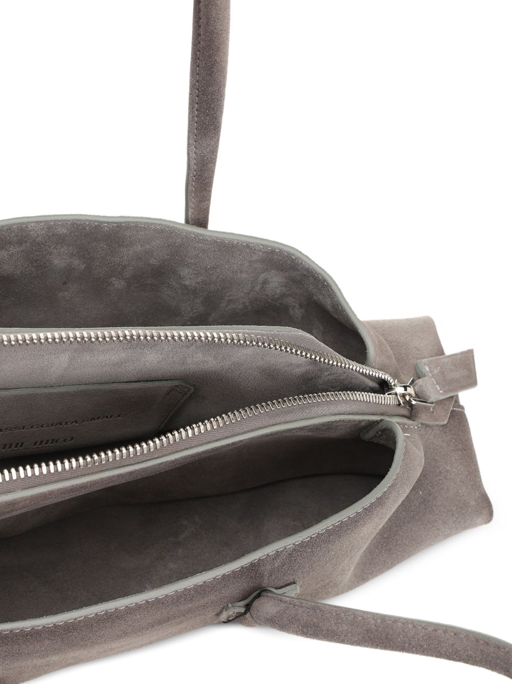 'La Passeggiata Small'' grey top handle 