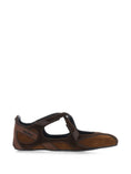 Carica l'immagine nel visualizzatore della galleria, ''Floor 01'' brown ballerina flat 
