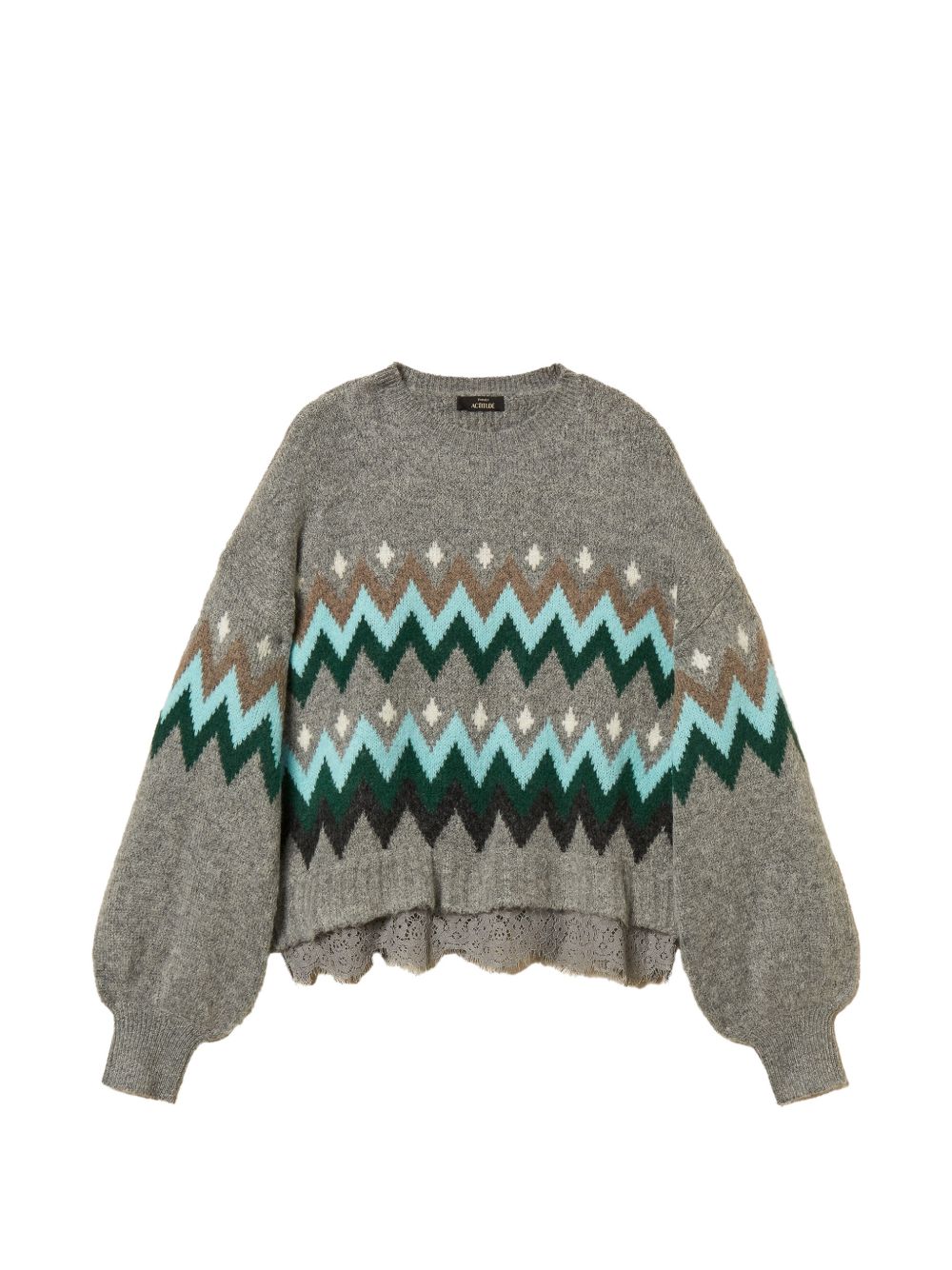 262AT303414120GRIGIO MEDIO MEL.SMERALDO TWINSET