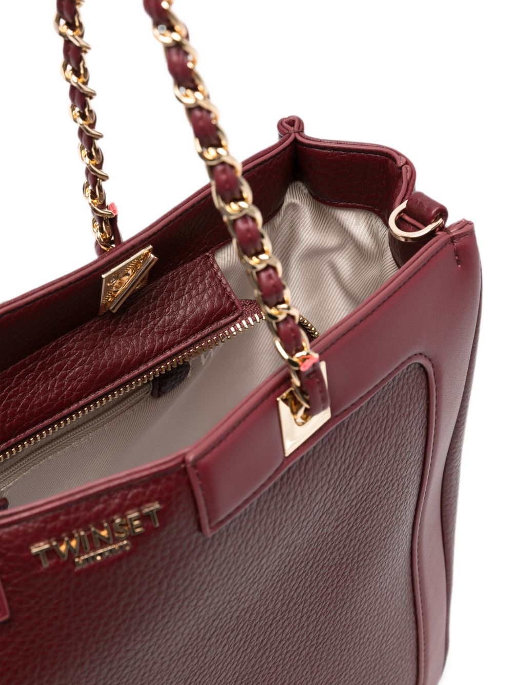 262TB704013670BURGUNDY RED TWINSET