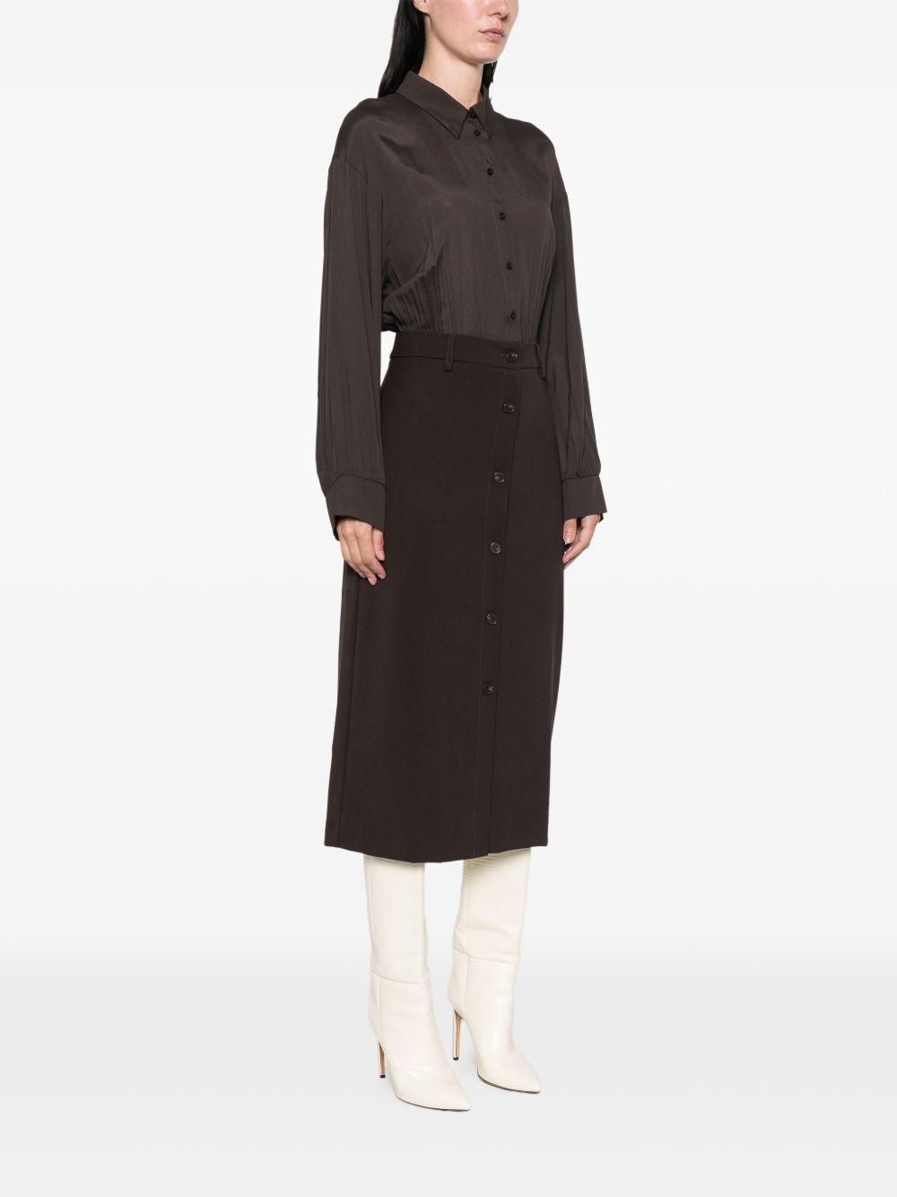 262TF201213611DEEP BROWN TWINSET