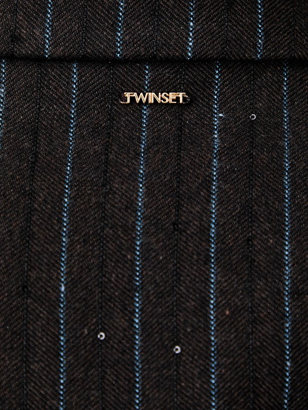 262TF202014065BROWN/NERO RIGA DUSTIN BLUE TWINSET