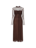Carica l'immagine nel visualizzatore della galleria, 262TF203013611DEEP BROWN TWINSET
