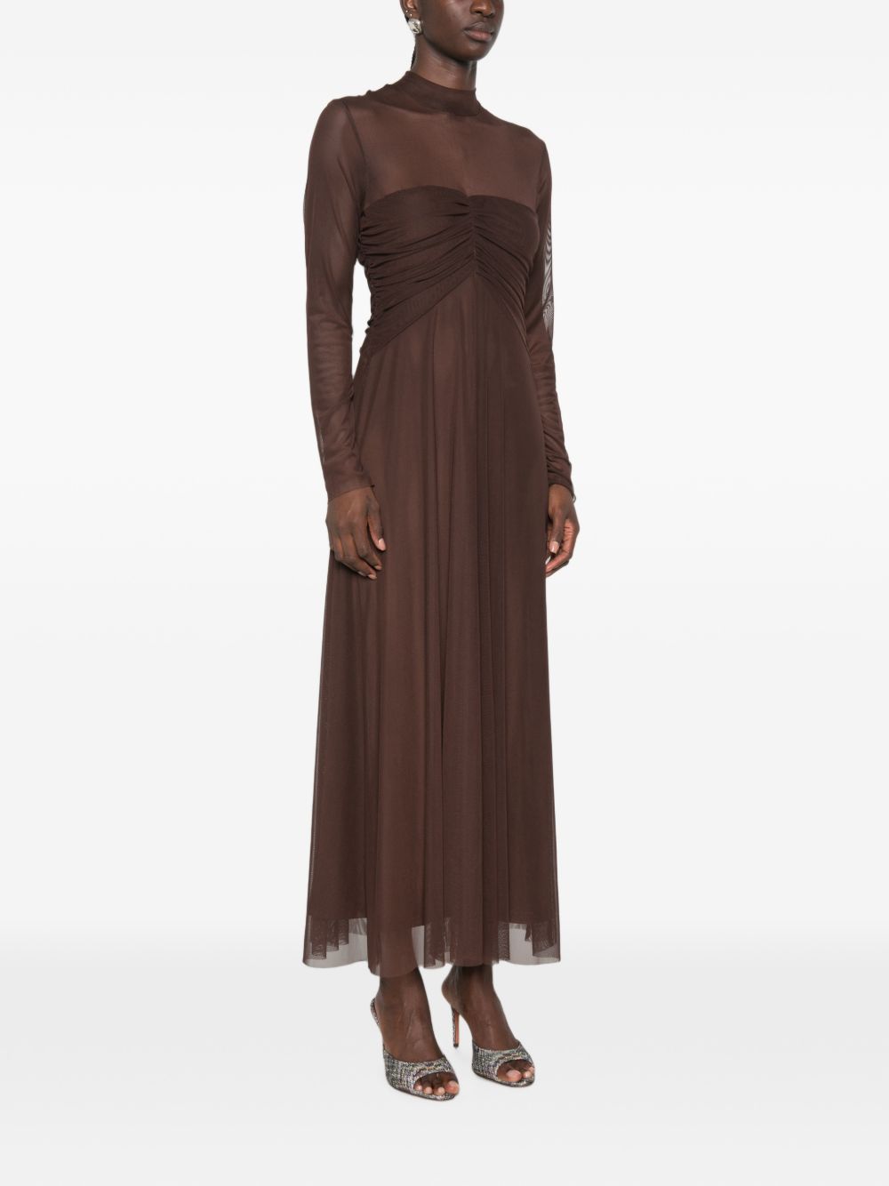 262TF203013611DEEP BROWN TWINSET