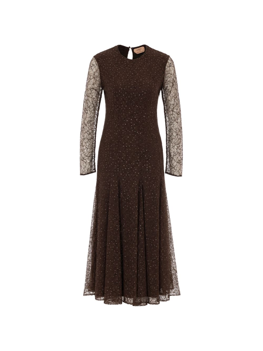 262TF208013611DEEP BROWN TWINSET