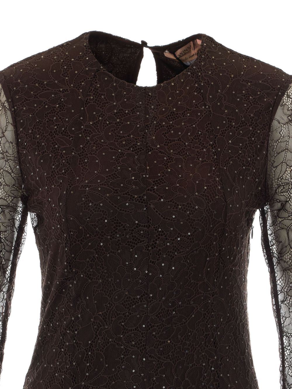 262TF208013611DEEP BROWN TWINSET