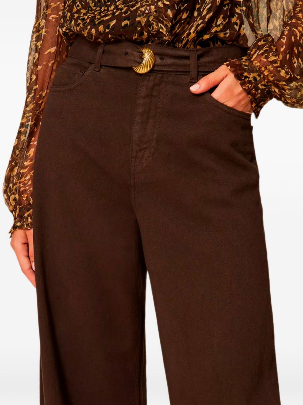 262TP255013411DARKNESS BROWN TWINSET