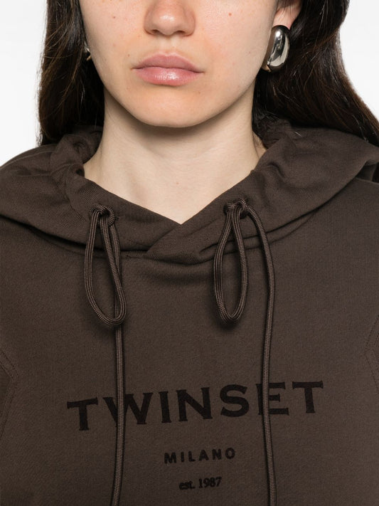 262TP272B13411DARKNESS BROWN TWINSET