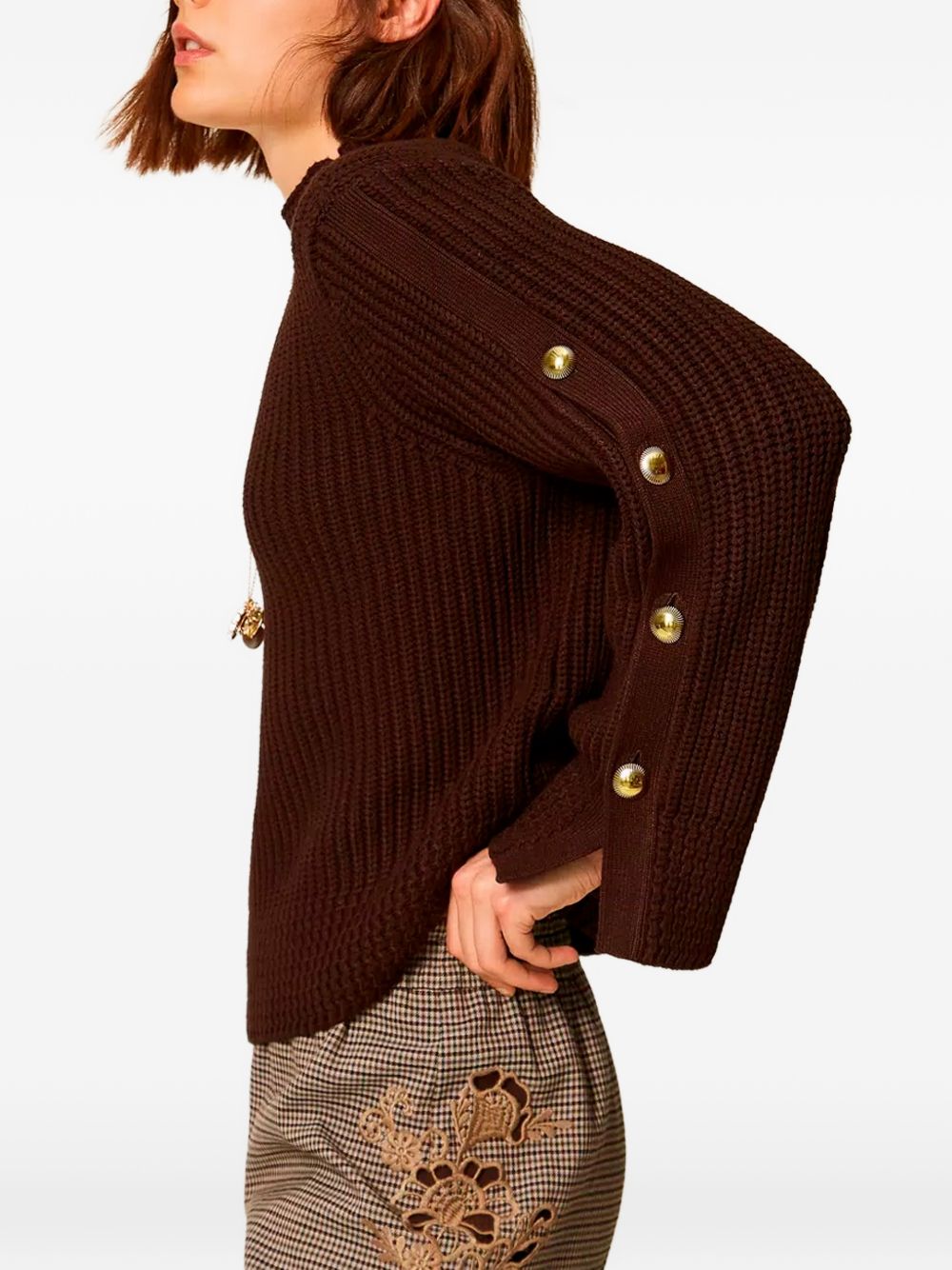 262TP317013411DARKNESS BROWN TWINSET