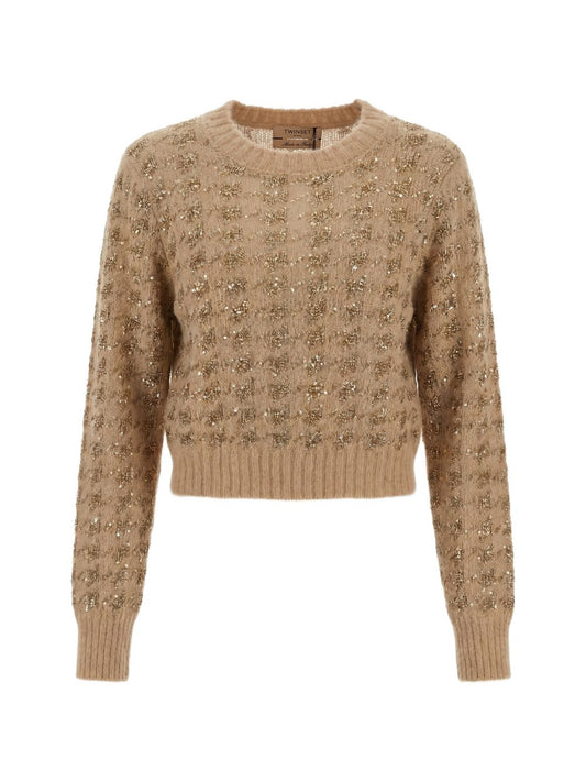 262TP336113825SANDY BROWN/CANAPA-ORO TWINSET