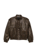 Load image into Gallery viewer, 262TT228014058PYTHON BROWN/BLACK TWINSET
