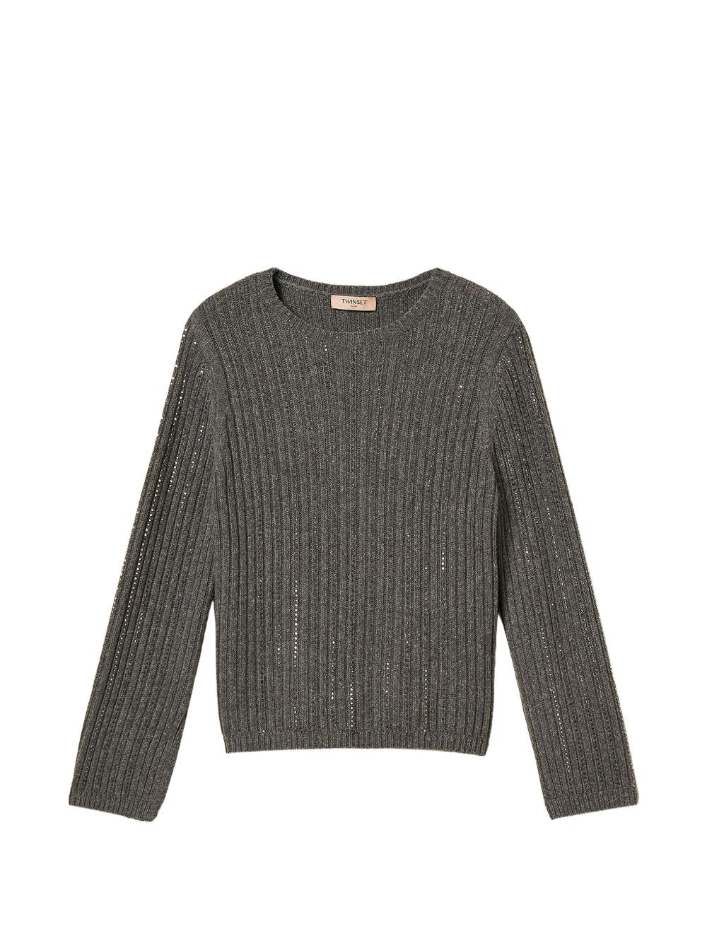262TT315012838GRIGIO MEDIO MELANGE TWINSET