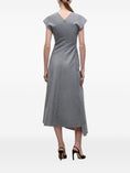 Load image into Gallery viewer, 1426WDR007292HLIGHT GREY MELANGE VICTORIA BECKHAM
