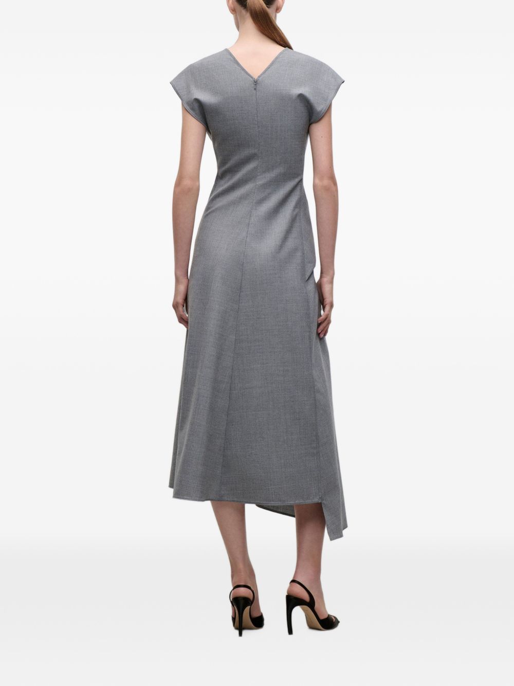 1426WDR007292HLIGHT GREY MELANGE VICTORIA BECKHAM