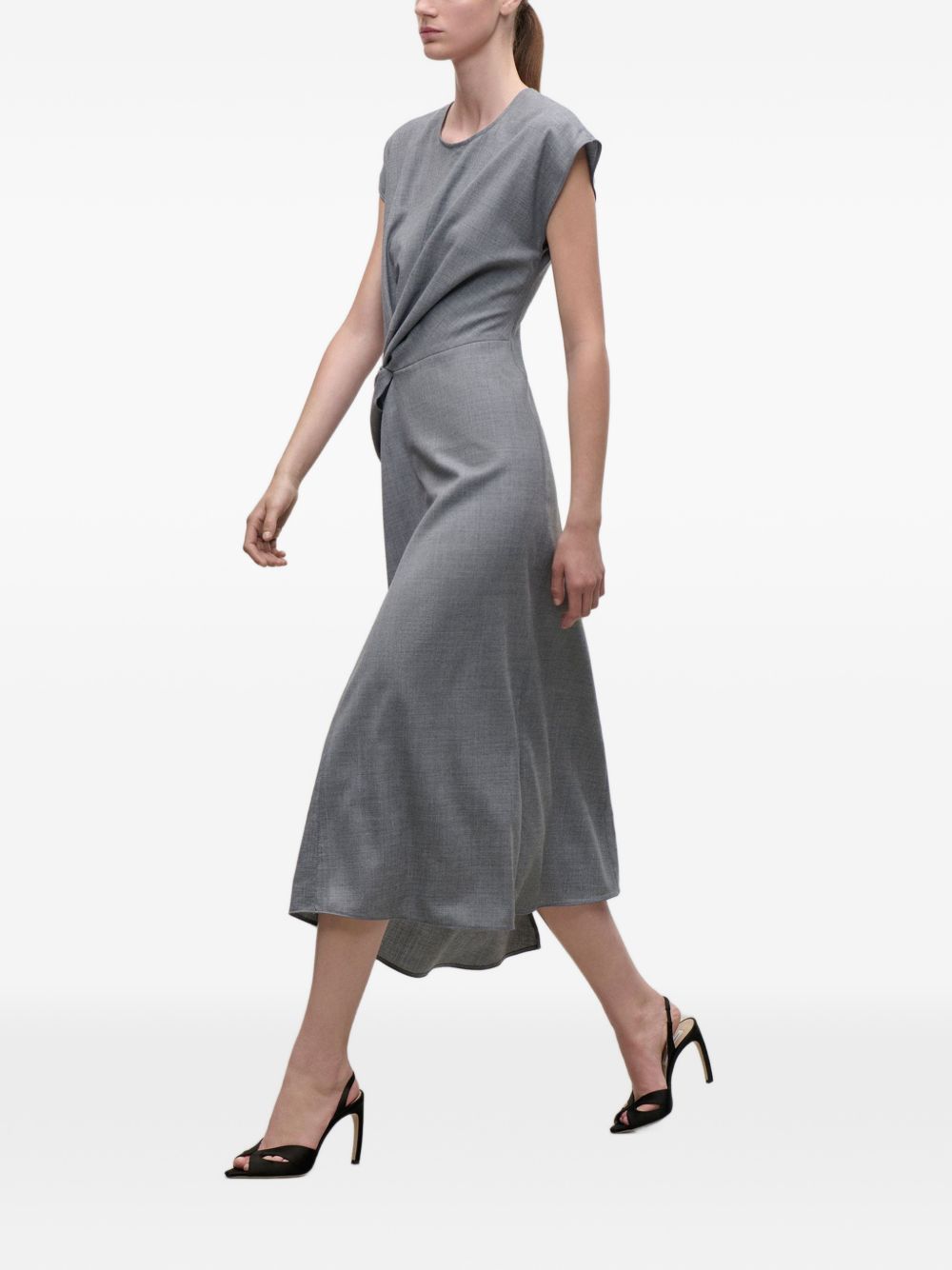 1426WDR007292HLIGHT GREY MELANGE VICTORIA BECKHAM