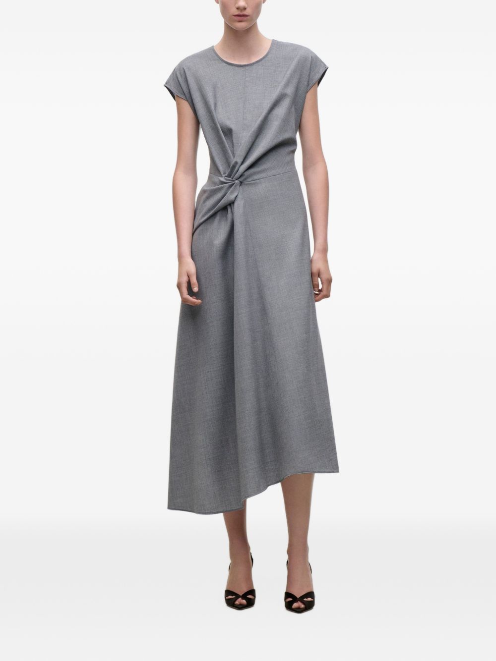 1426WDR007292HLIGHT GREY MELANGE VICTORIA BECKHAM