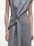 Load image into Gallery viewer, 1426WDR007292HLIGHT GREY MELANGE VICTORIA BECKHAM
