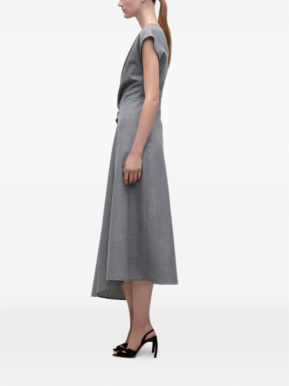 1426WDR007292HLIGHT GREY MELANGE VICTORIA BECKHAM