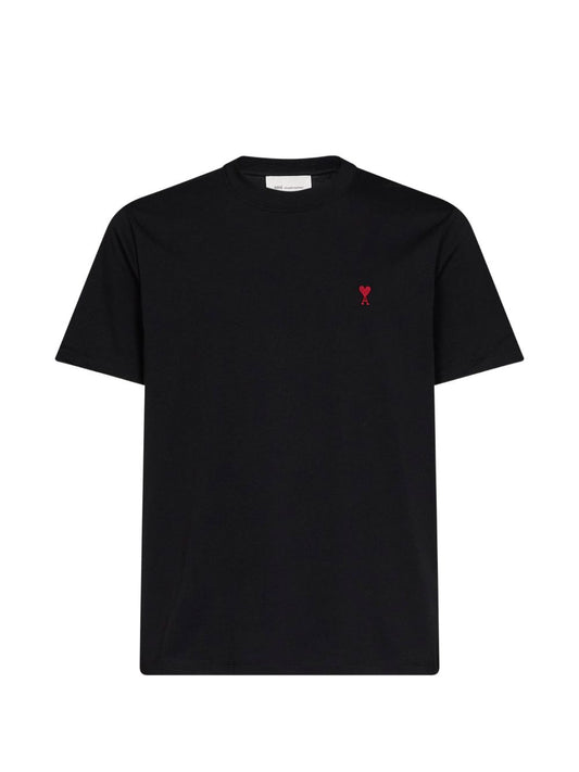 T-Shirt Ami Paris Ami de Coeur Nera 