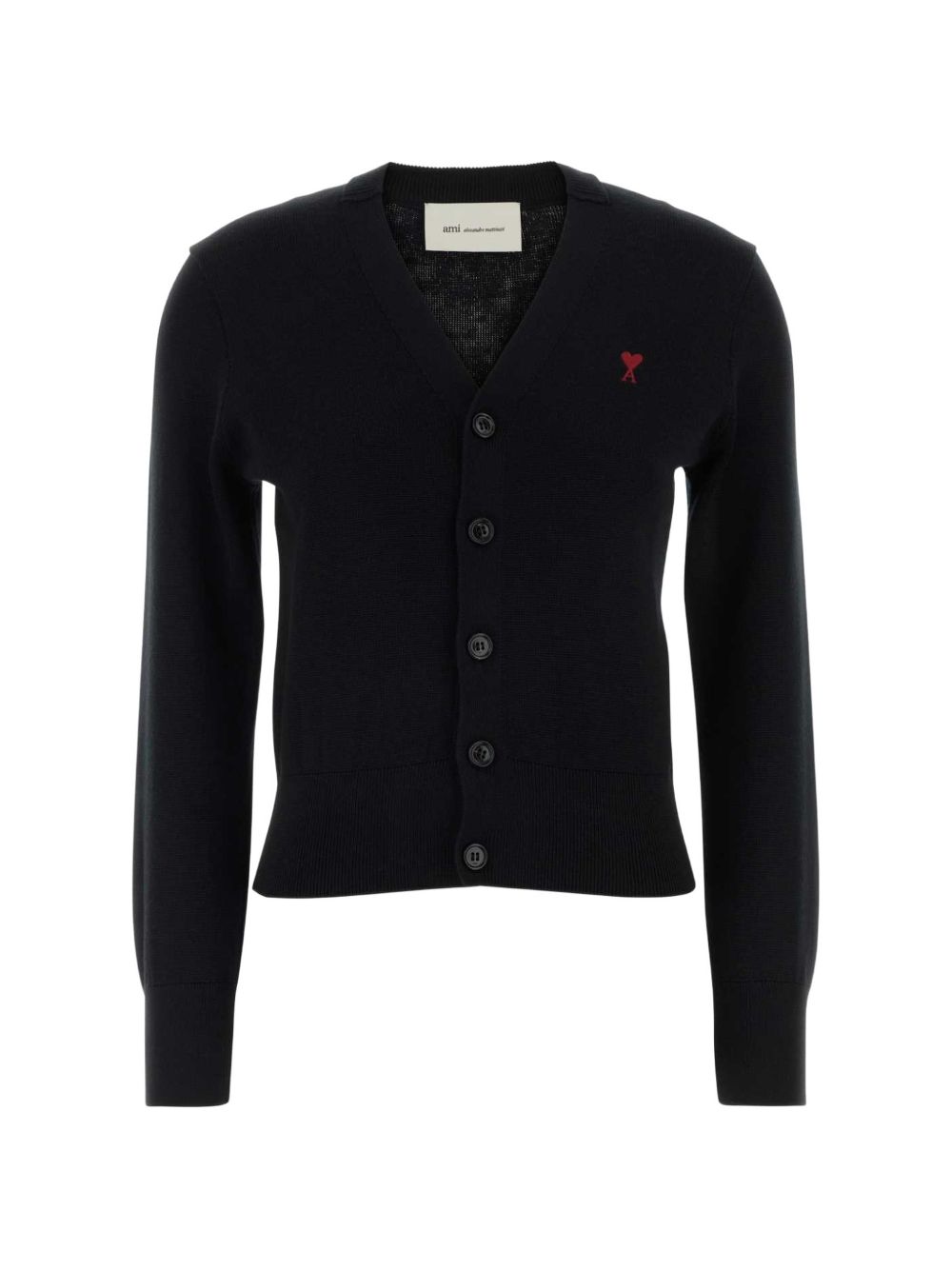 Cardigan Uomo Ami Paris Ami De Coeur Nero 