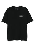 Carica l'immagine nel visualizzatore della galleria, T-Shirt Amiri con Logo Nera 
