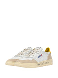 Load image into Gallery viewer, Sneakers basse Medalist in pelle bianca e camoscio lucido 
