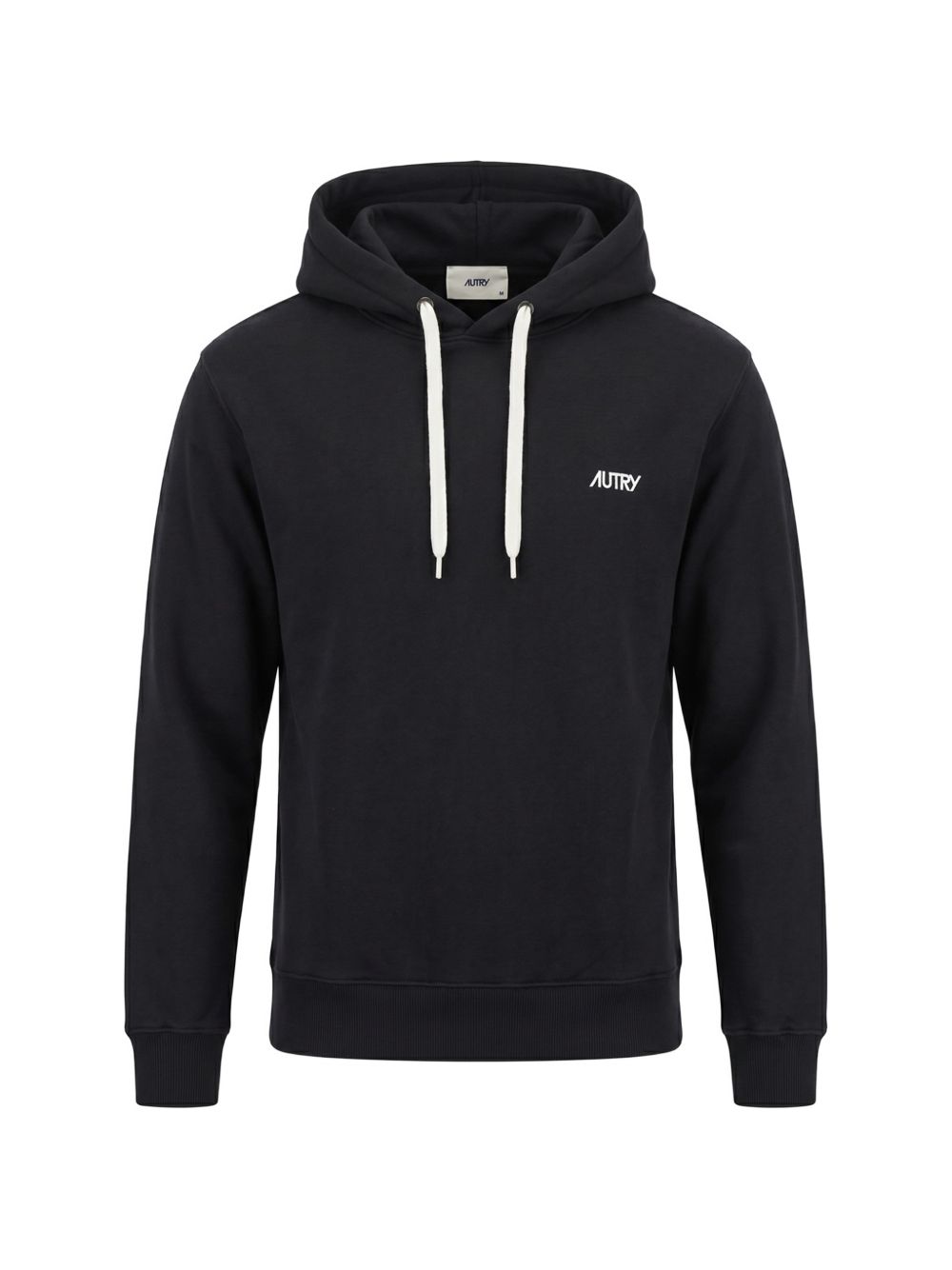 felpa con cappuccio e coulisse con stampa logo 