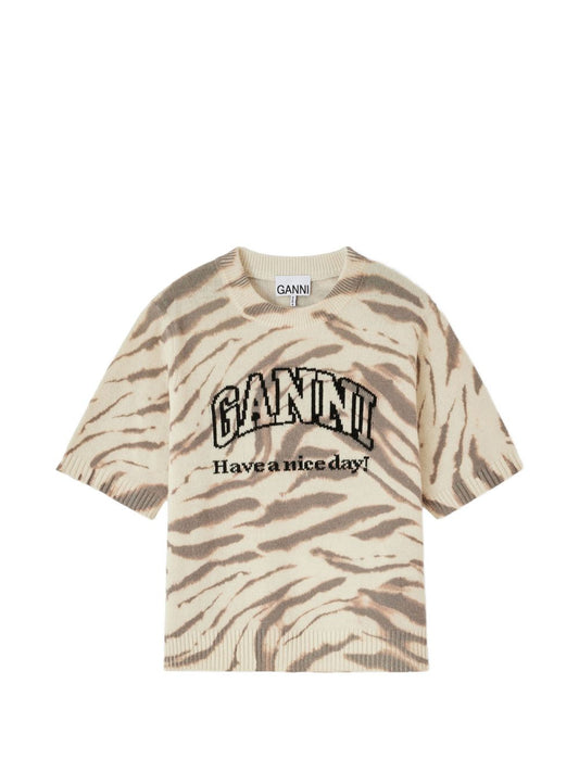 Maglione a maniche corte 