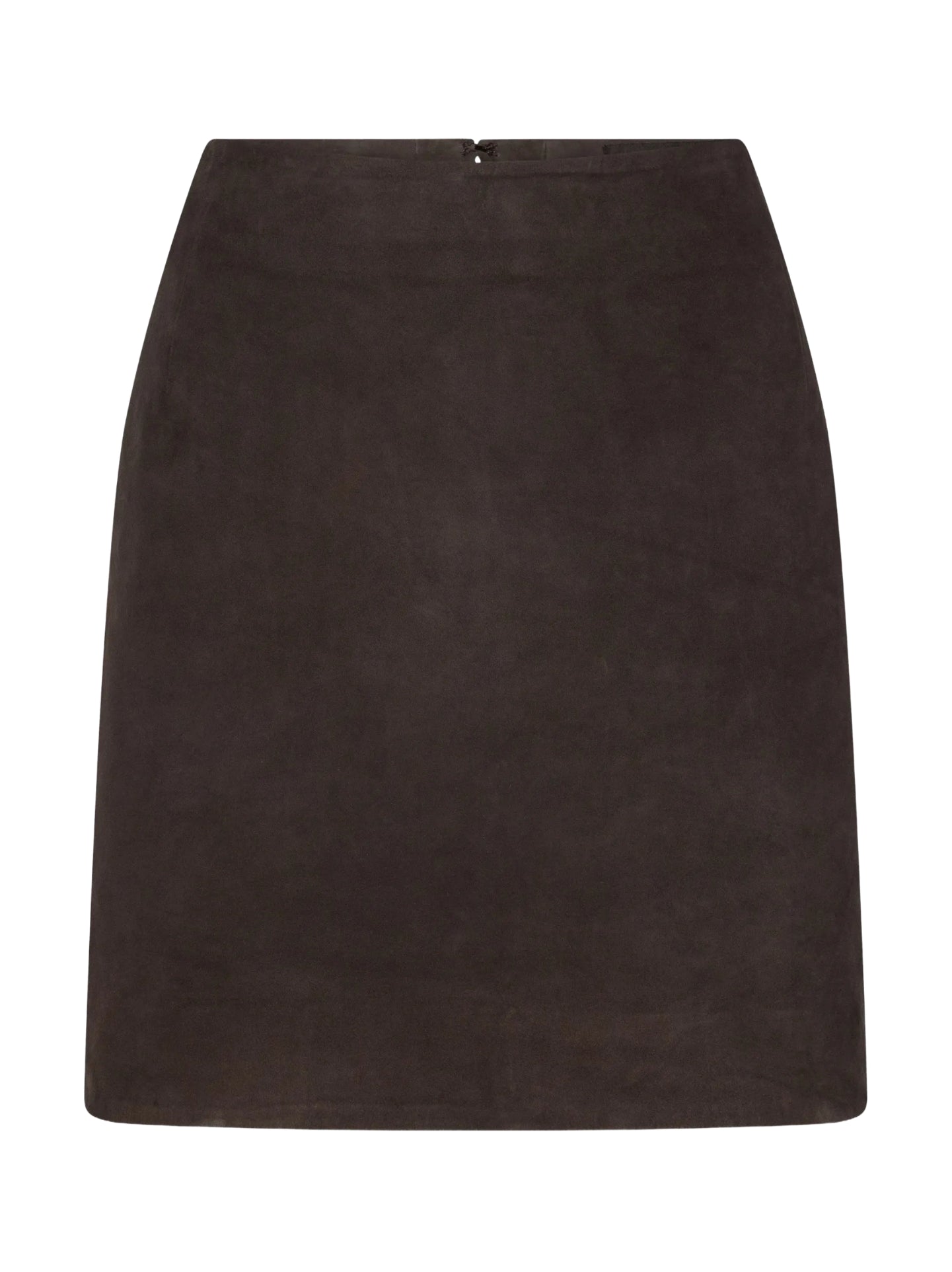 Minigonna in pelle scamosciata 