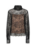 Carica l'immagine nel visualizzatore della galleria, Blusa a maniche lunghe con pizzo 
