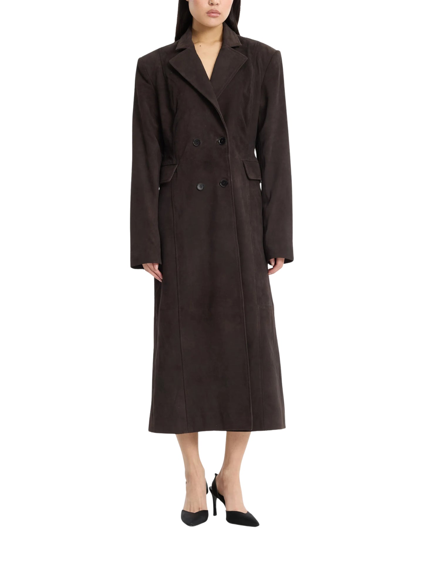 Cappotto lungo doppiopetto 