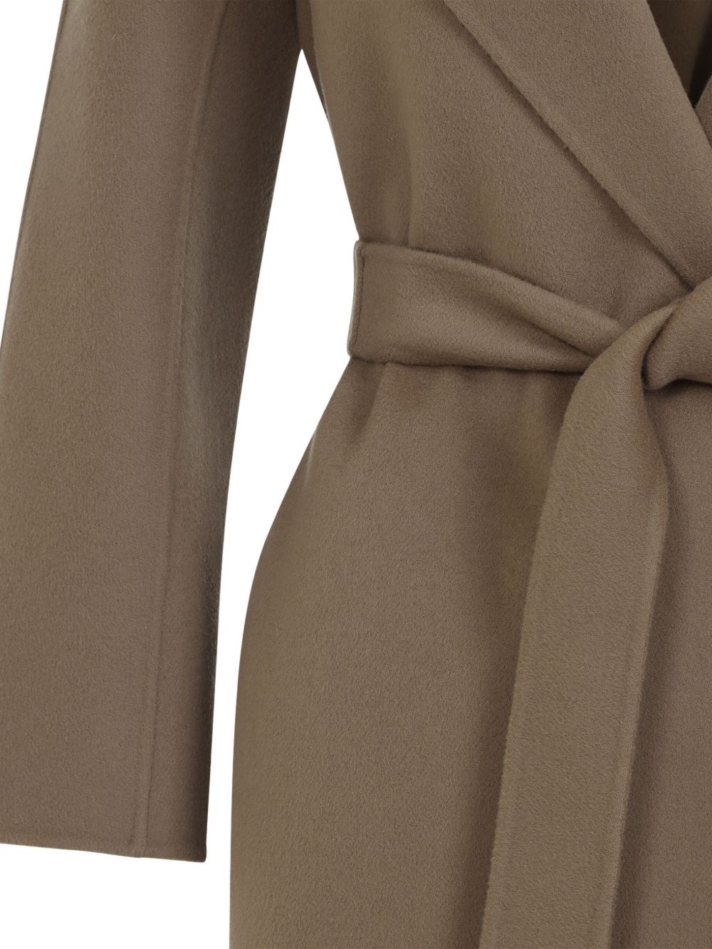 Cappotto a portafoglio con cintura 
