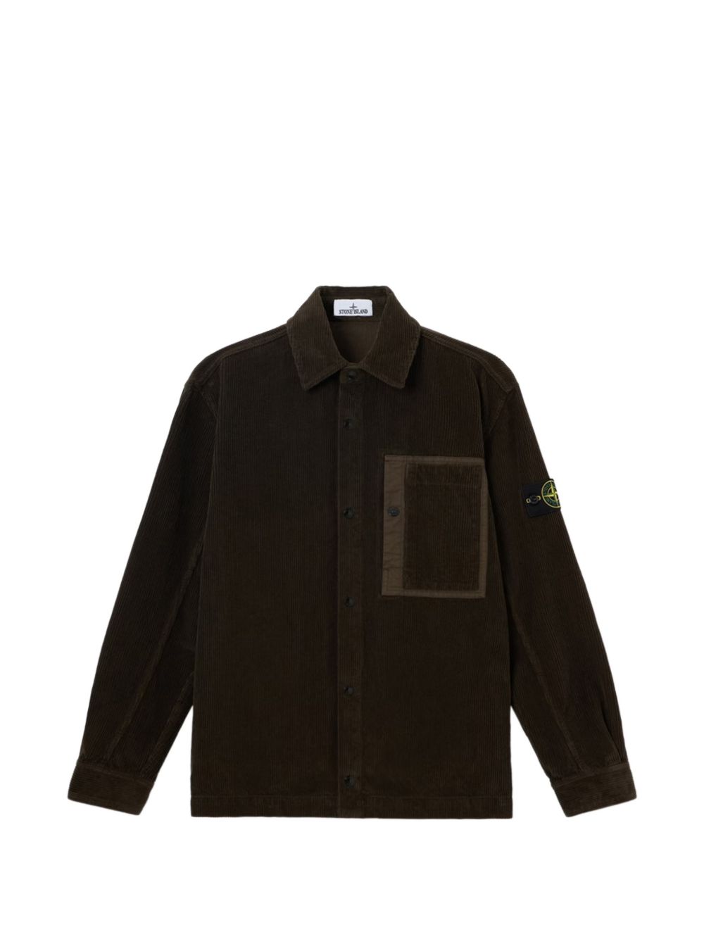 Giacca-camicia a coste 